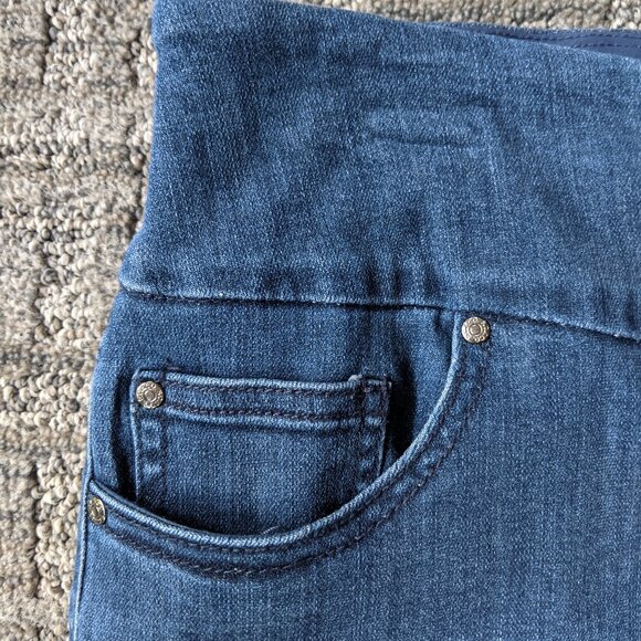 Denim Performance Skort - Picture 2 of 4